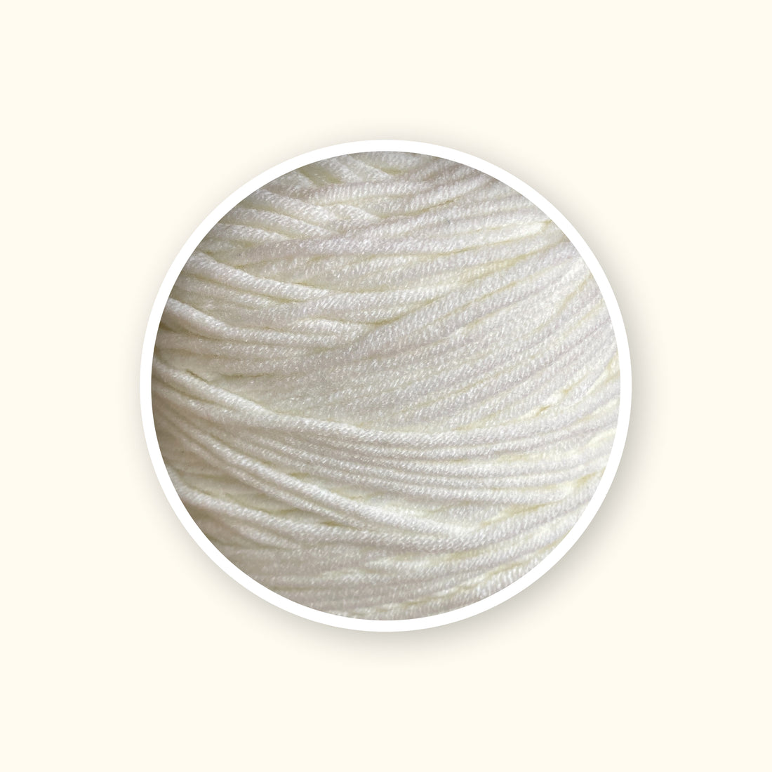 Broken White Acrylic Yarn | BASE Line