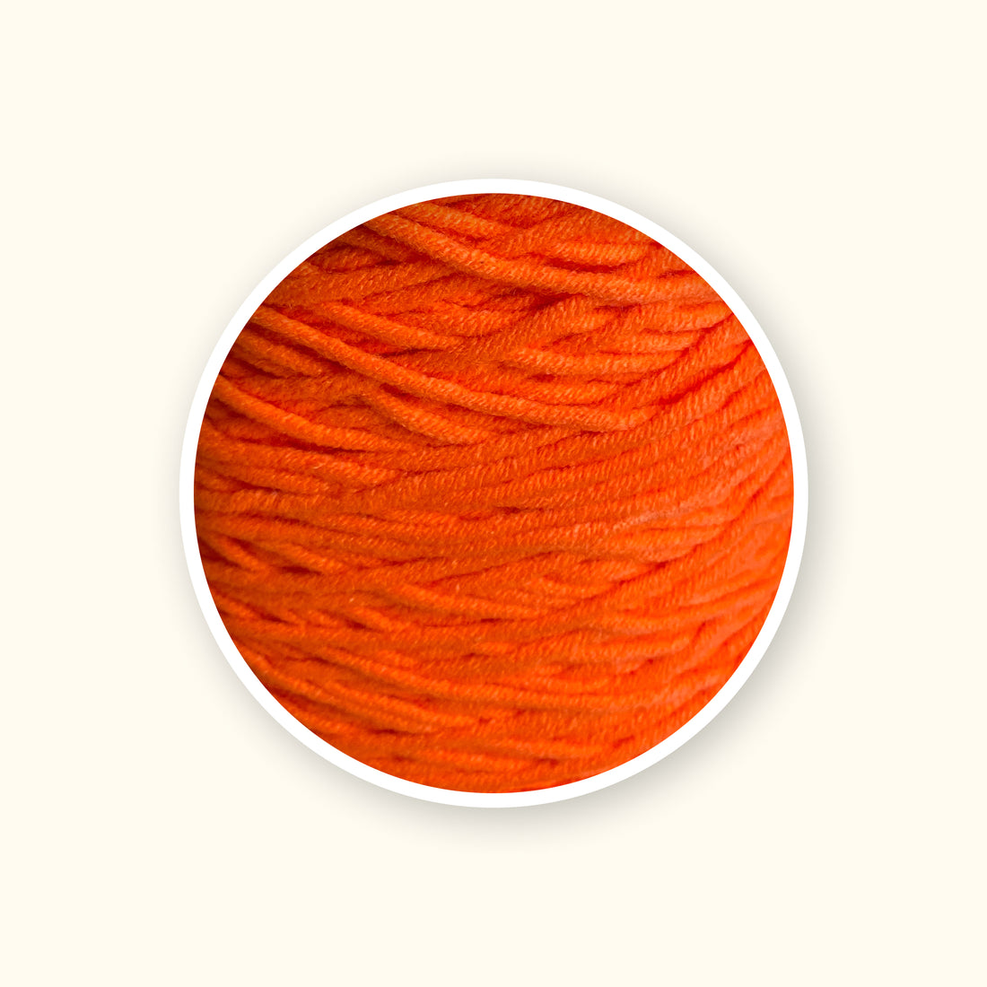 Orange Acrylic Yarn | FLUO Line